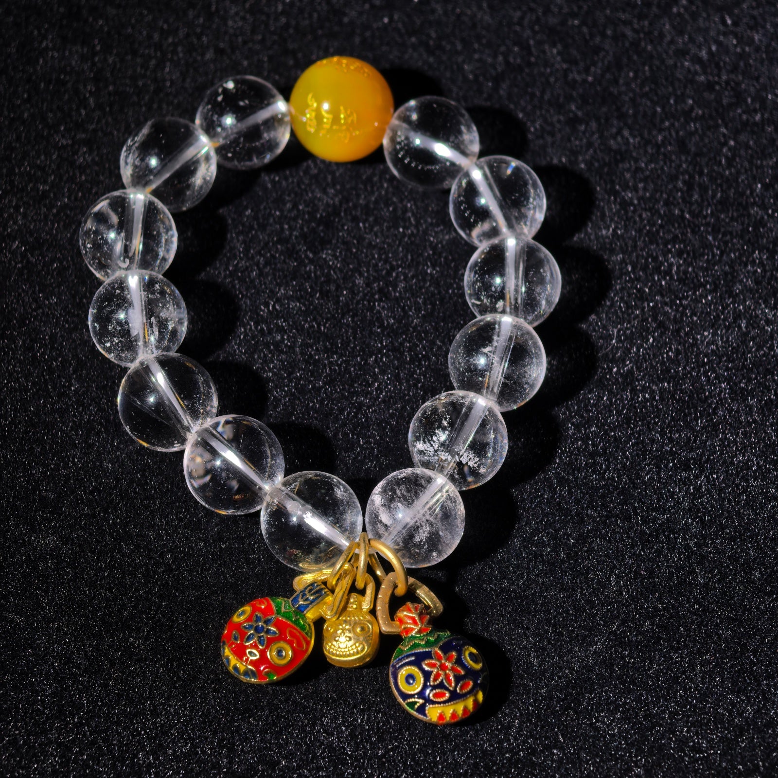 Aura Series | Clear Quartz Pixiu Crystal Bracelet