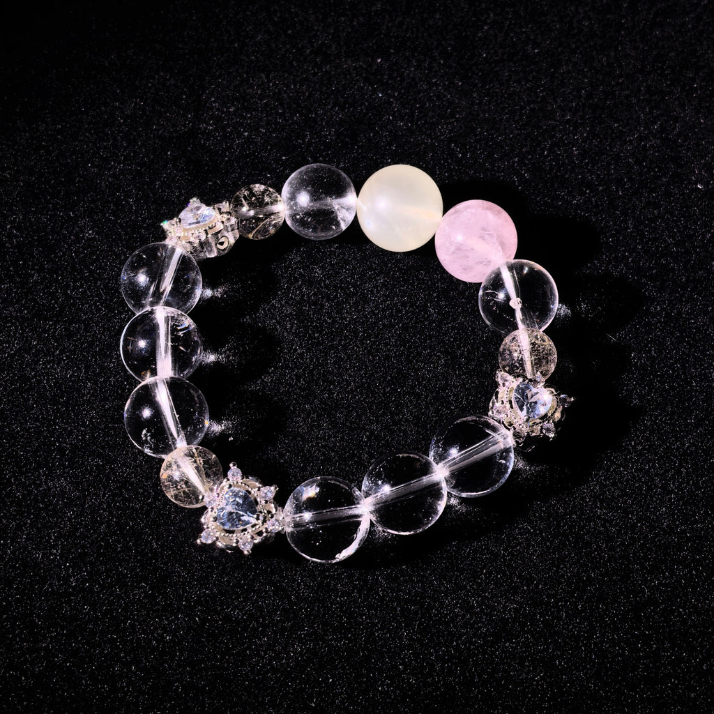 Aura Series | Celestial Blush Crystal Bracelet