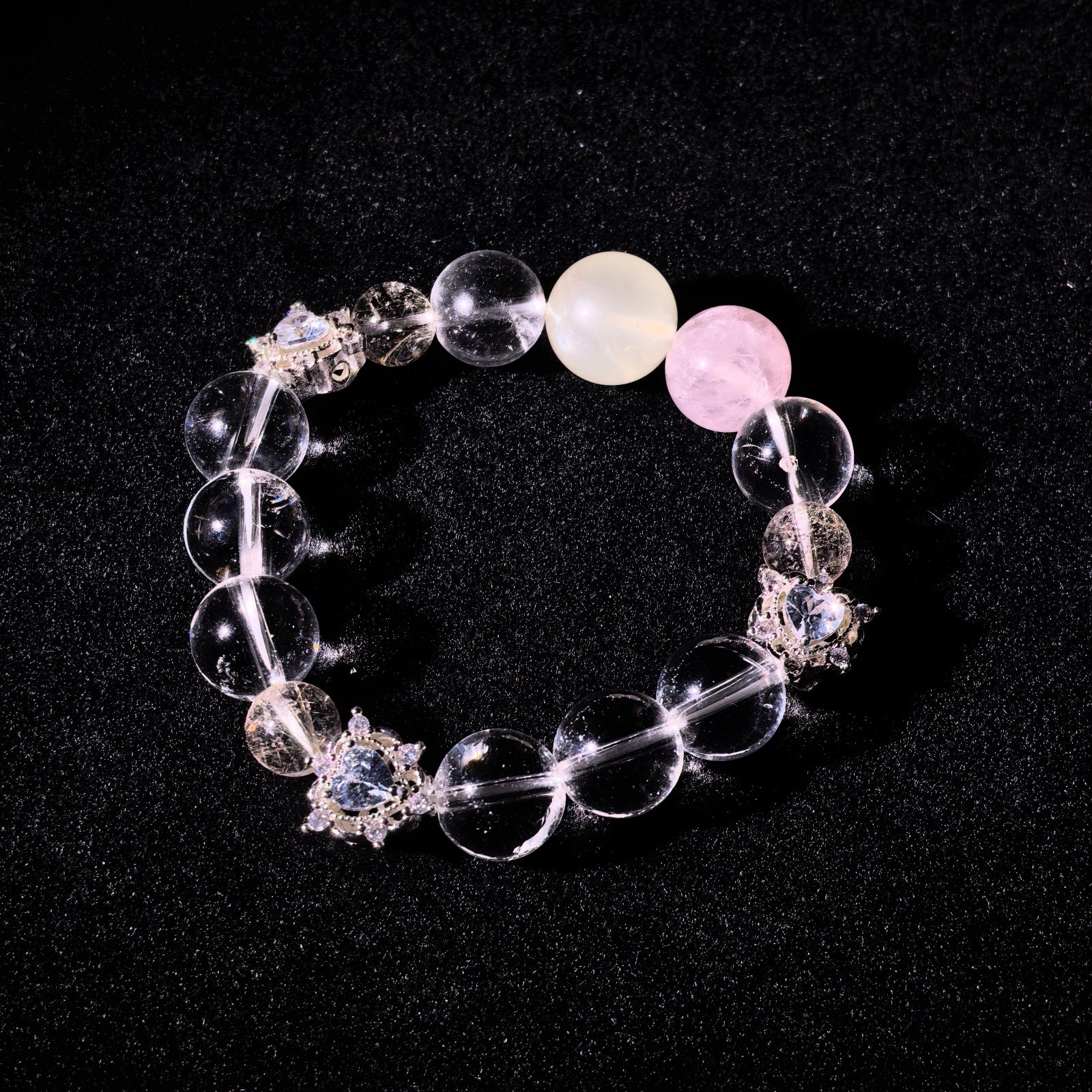 Aura Series | Celestial Blush Crystal Bracelet