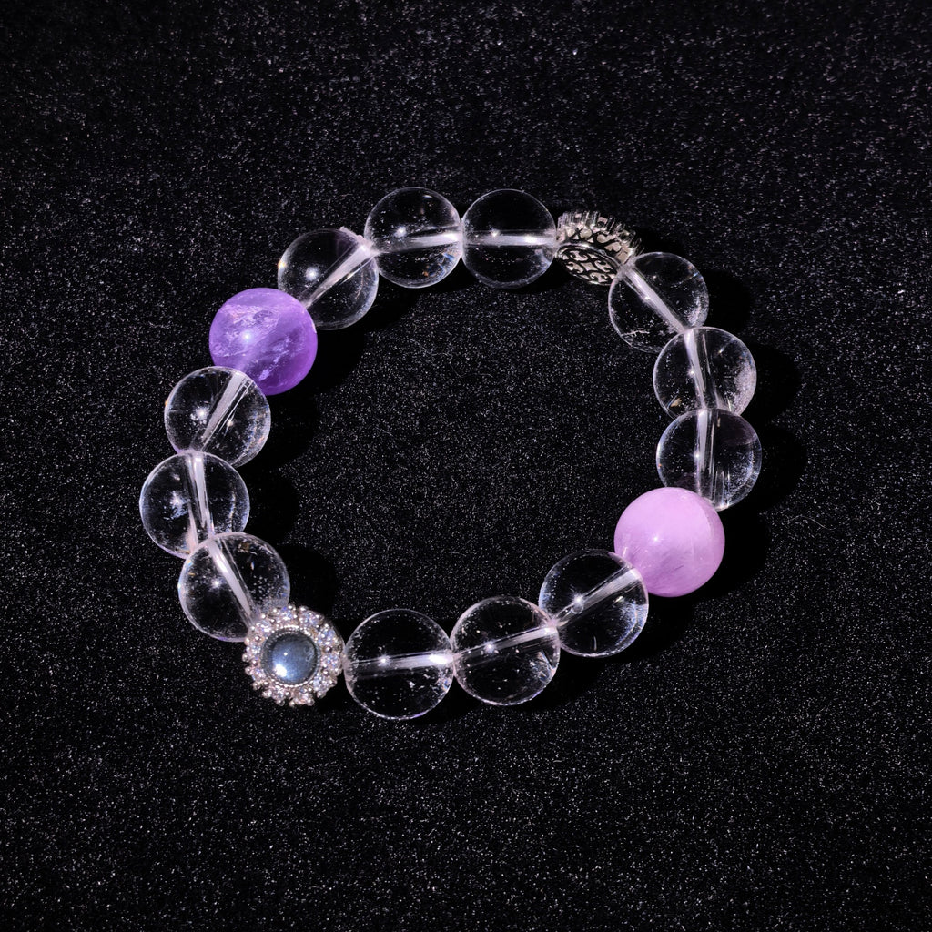 Aura Series | Lavender Galaxy Crystal Bracelet