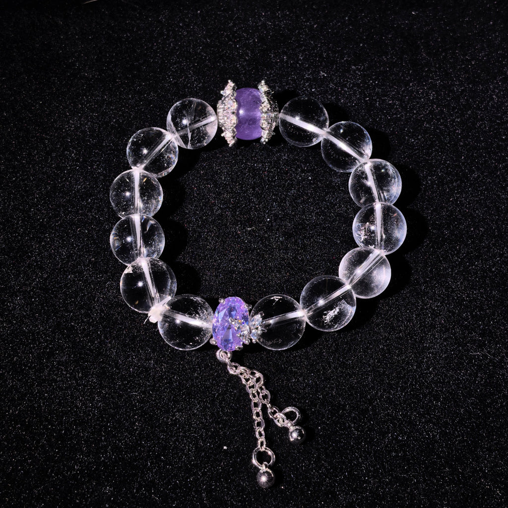Aura Series | Amethyst Crown Crystal Bracelet
