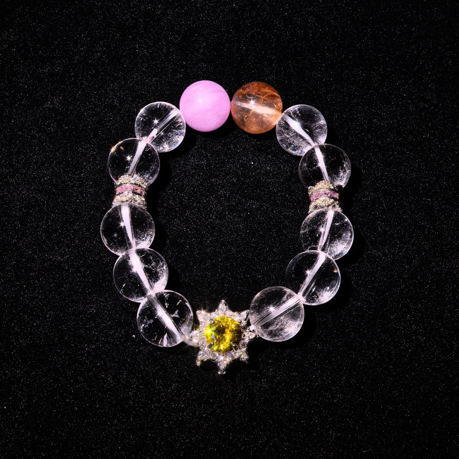 Serenity Series | Woven Starlight Crystal Bracelet