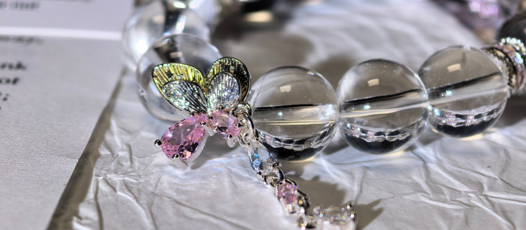 Harmony Series | Woven Butterfly Crystal Bracelet