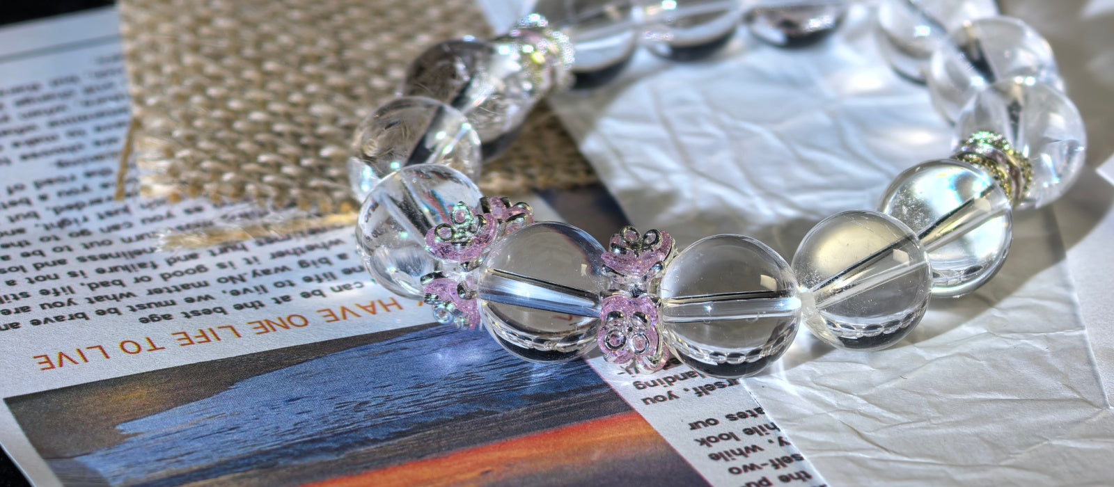 Harmony Series | Woven Butterfly Crystal Bracelet