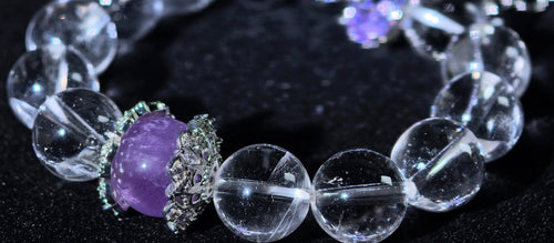 Aura Series | Amethyst Crown Crystal Bracelet