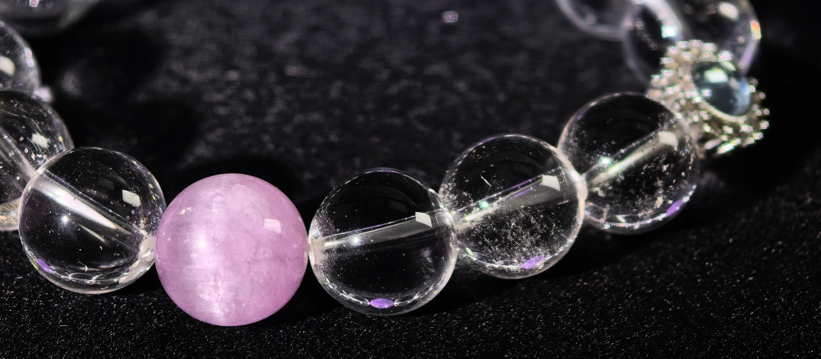 Aura Series | Lavender Galaxy Crystal Bracelet