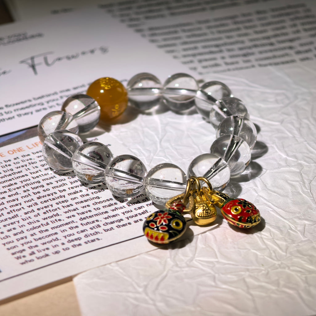 Aura Series | Clear Quartz Pixiu Crystal Bracelet