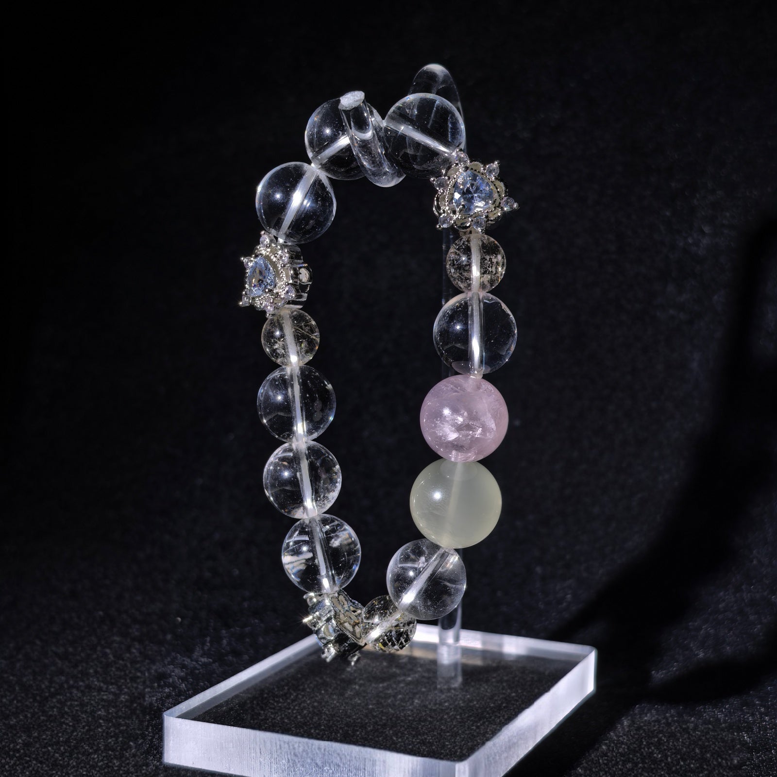 Aura Series | Celestial Blush Crystal Bracelet