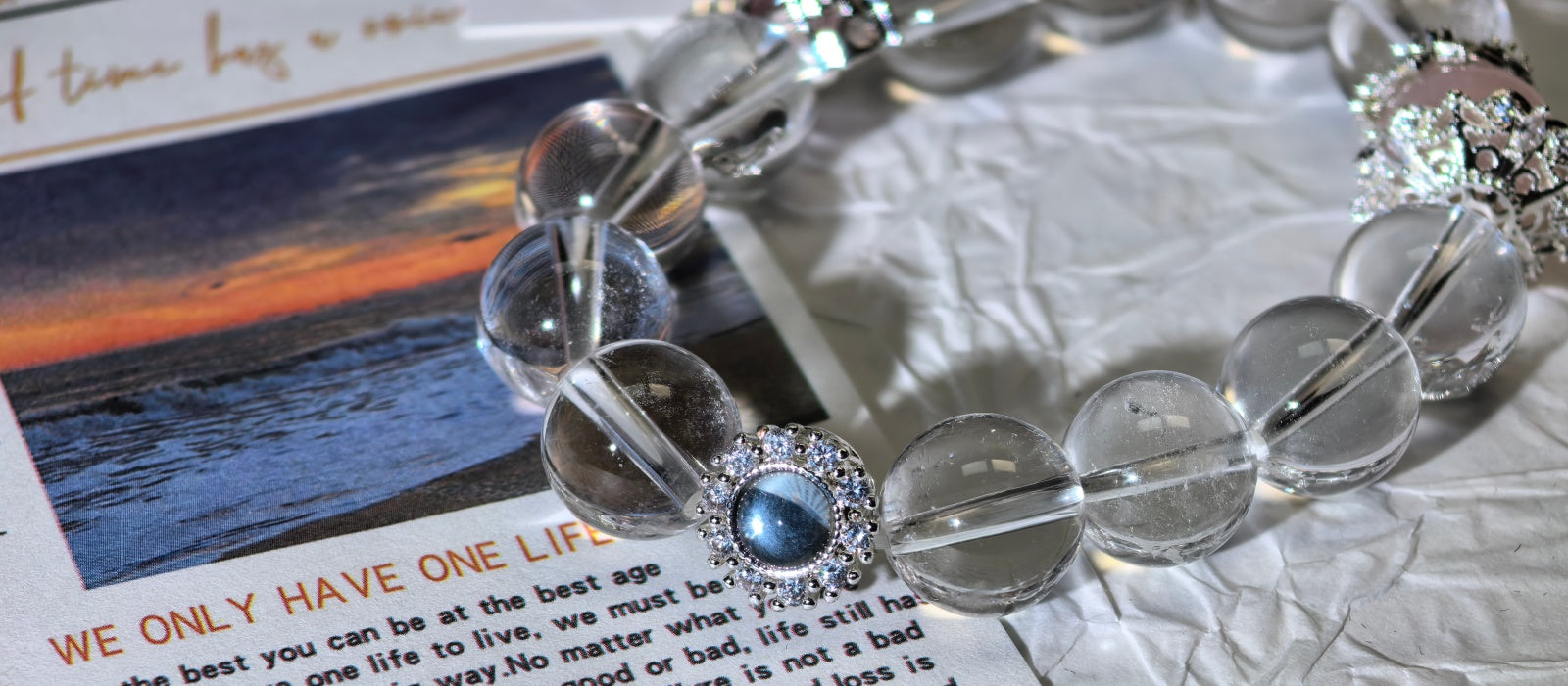 Serenity Series | Cotton Candy Shine Crystal Bracelet