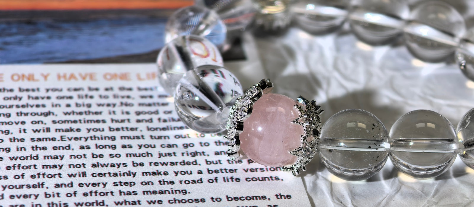 Serenity Series | Cotton Candy Shine Crystal Bracelet