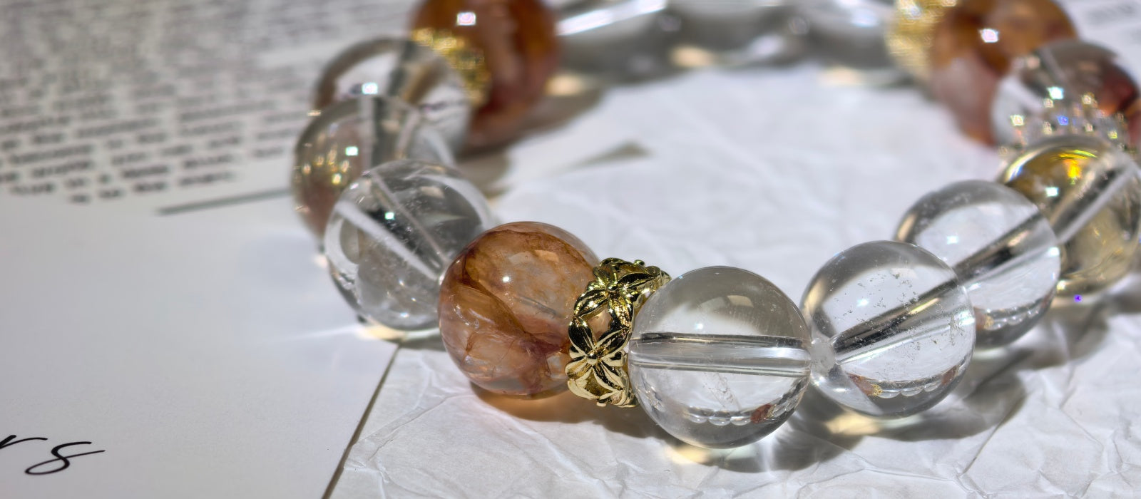 Harmony Series | Sunset Glow Crystal Bracelet