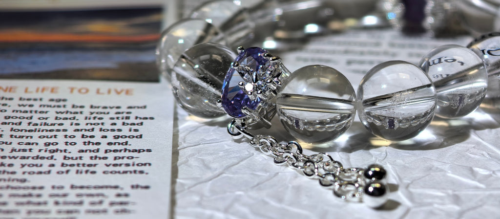 Aura Series | Amethyst Crown Crystal Bracelet