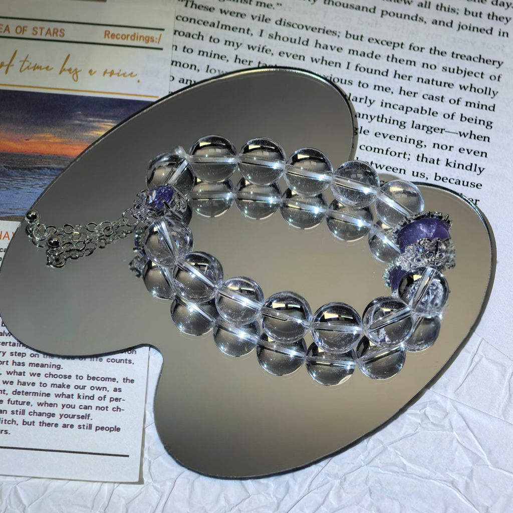 Aura Series | Amethyst Crown Crystal Bracelet