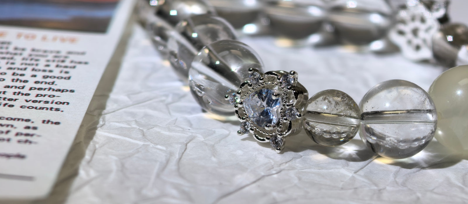 Aura Series | Celestial Blush Crystal Bracelet
