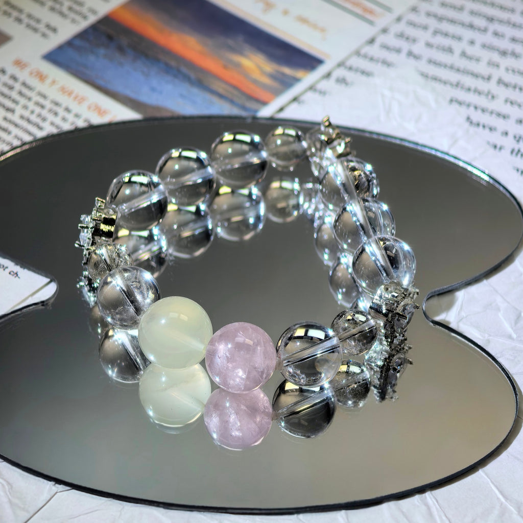 Aura Series | Celestial Blush Crystal Bracelet