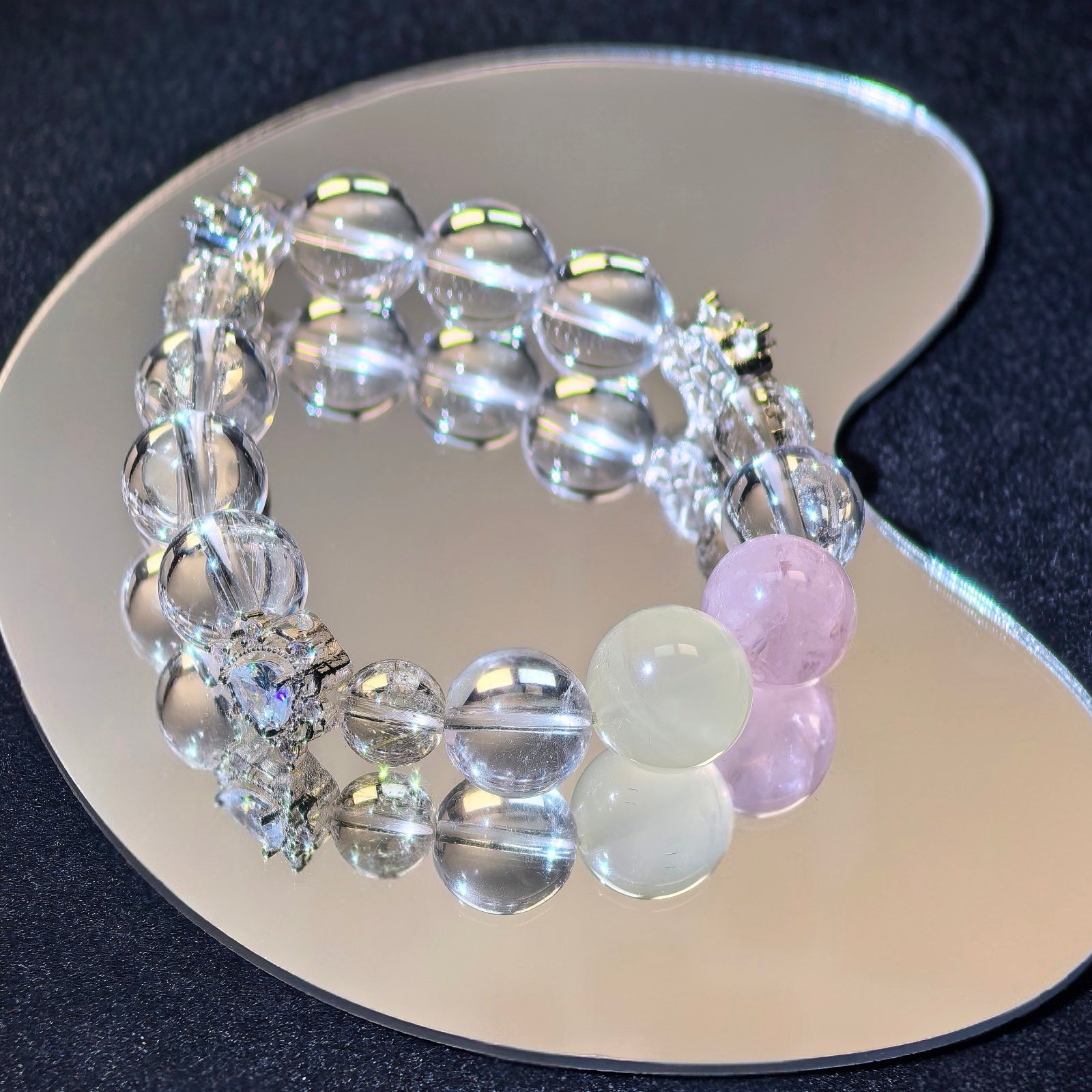 Aura Series | Celestial Blush Crystal Bracelet