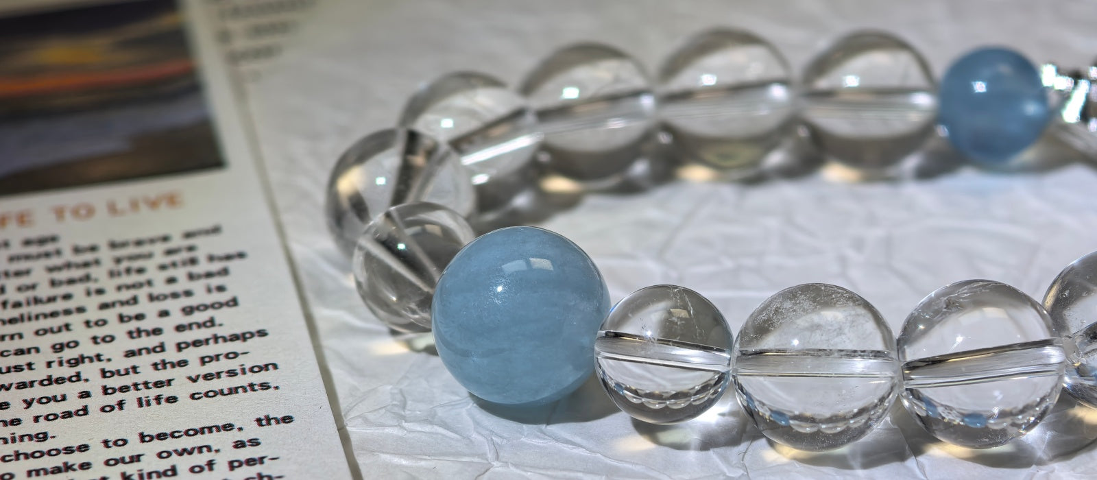 Serenity Series | Celestial Blue Crystal Bracelet