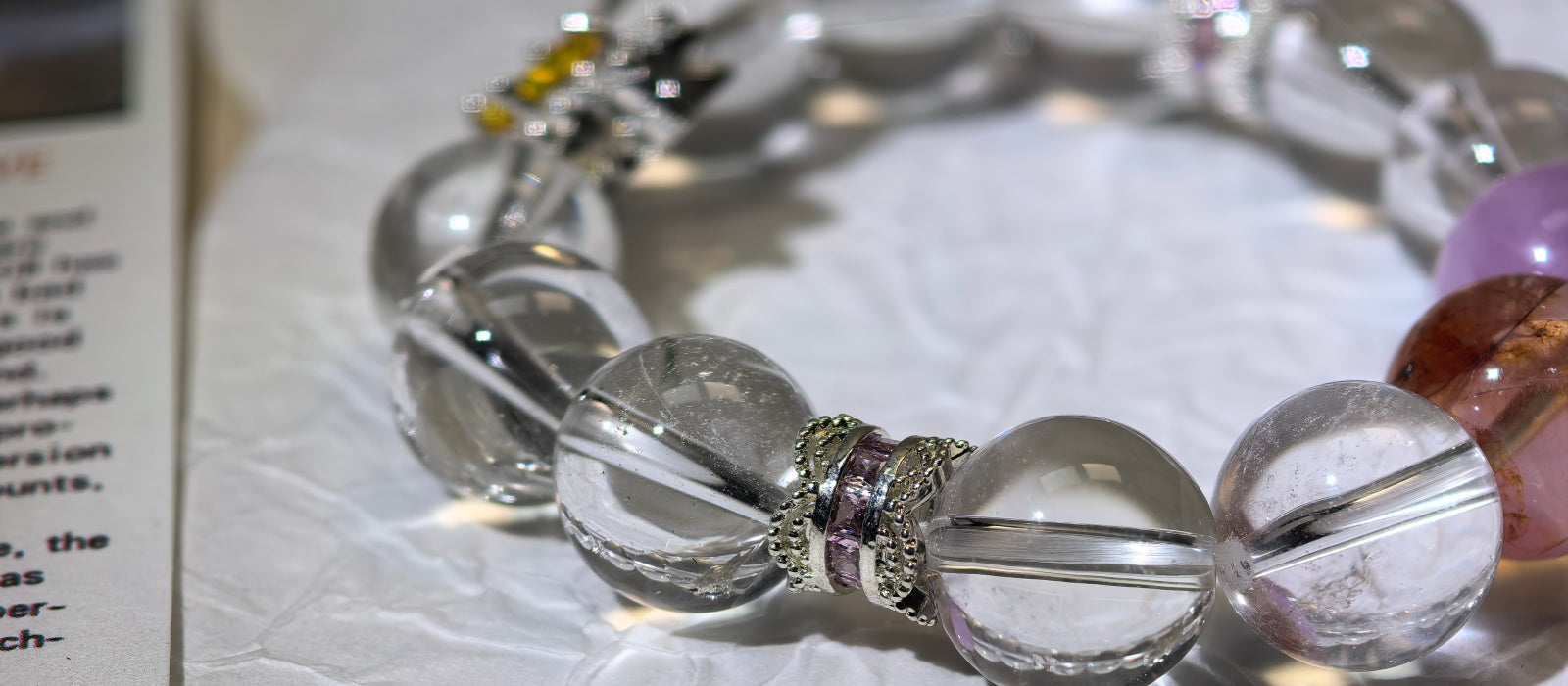 Serenity Series | Woven Starlight Crystal Bracelet