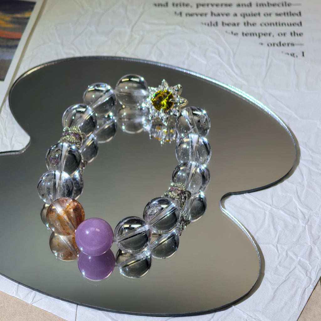 Serenity Series | Woven Starlight Crystal Bracelet