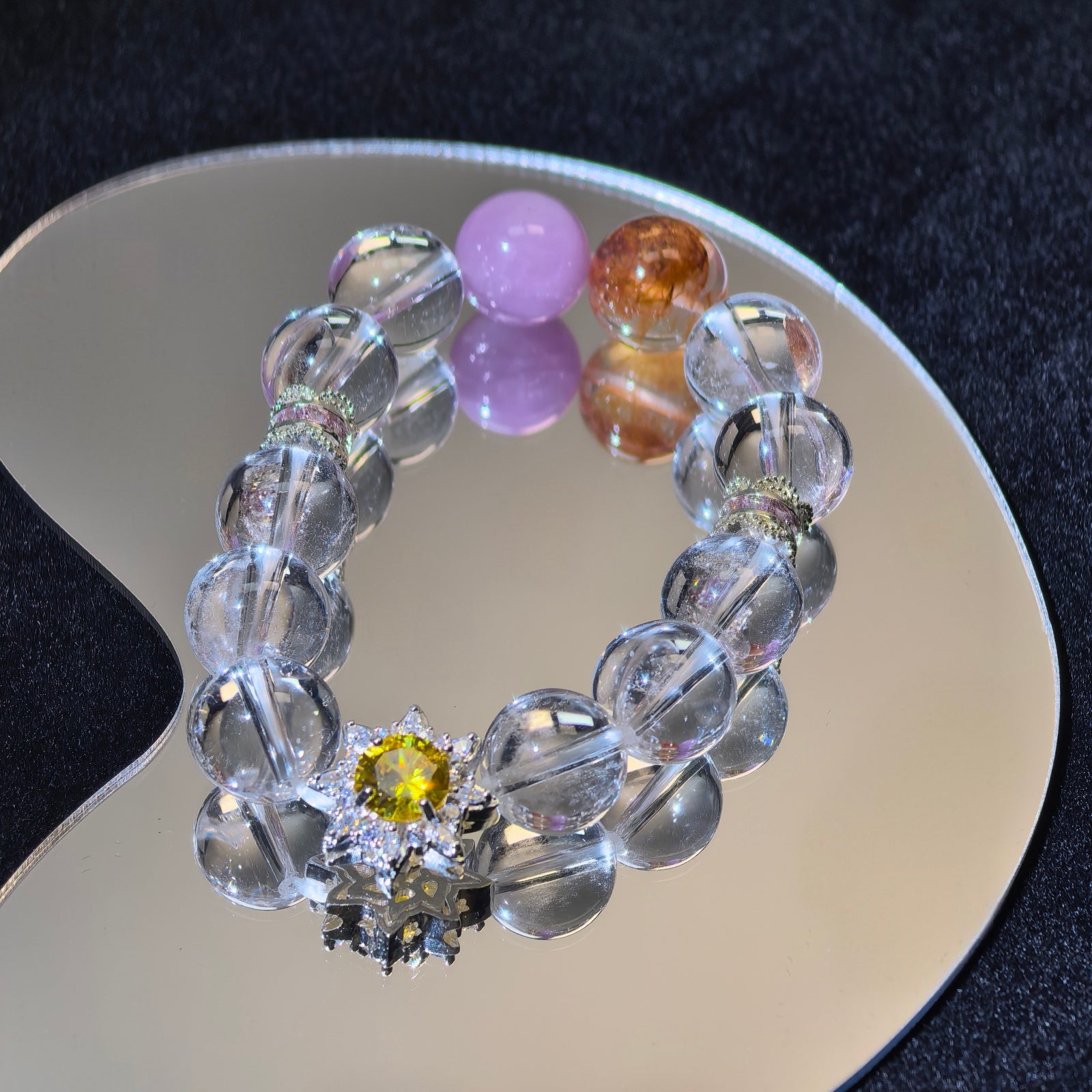 Serenity Series | Woven Starlight Crystal Bracelet