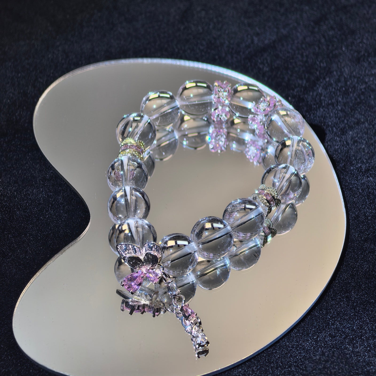 Harmony Series | Woven Butterfly Crystal Bracelet