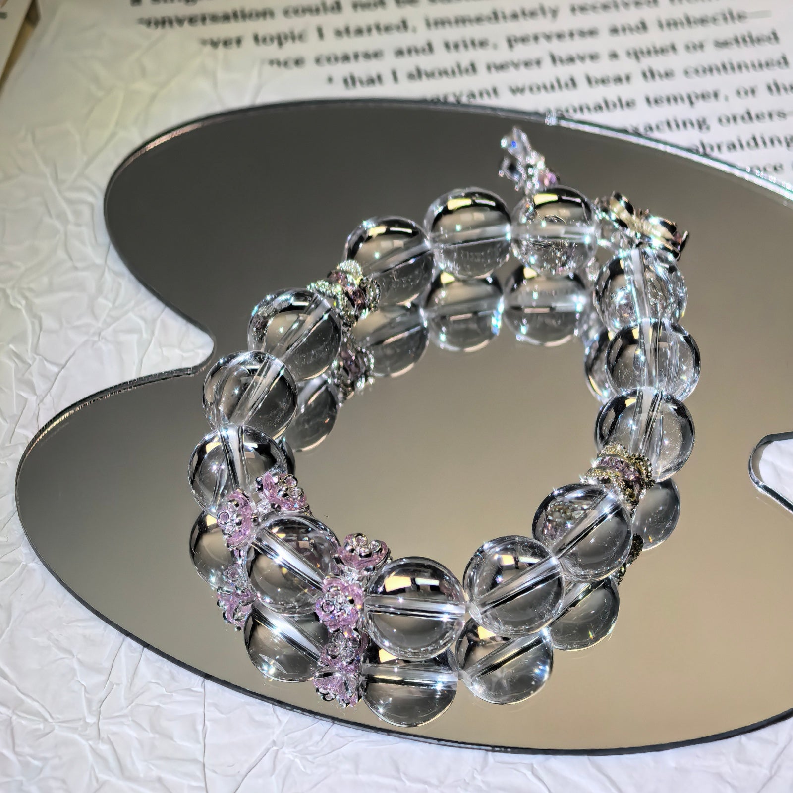 Harmony Series | Woven Butterfly Crystal Bracelet